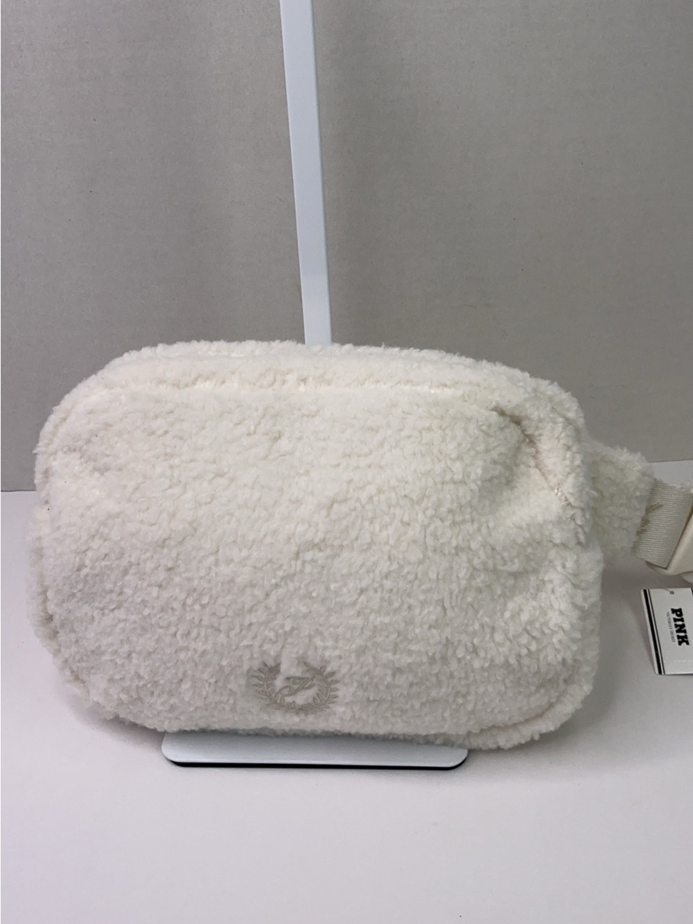 Ivory Faux-Fur belt bag from Victoria's Secret PINK